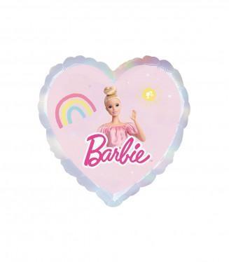 PALLONCINO MYLAR BARBIE CUORE 45 CM