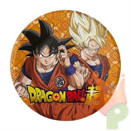 PIATTI DRAGON BALL 8 PZ 18 CM