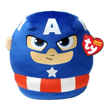 CUSCINO TY SQUISH A BOOS CAPITAN AMERICA 22 CM