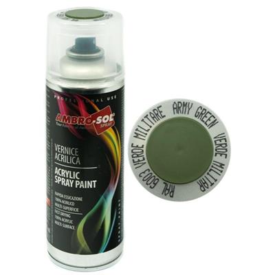 SMALTO ACRILICO MULTIUSO VERDE MILITARE OPACO RAL 6003 400 ML