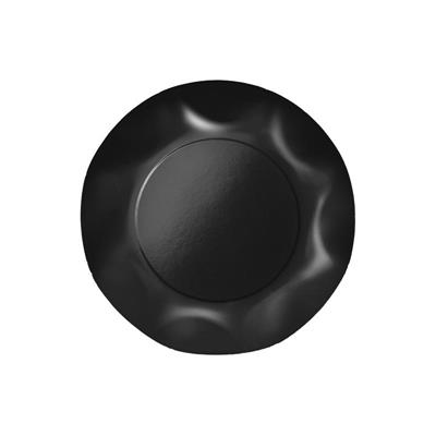 PIATTI PIANI NERI IN CARTA 10 PZ 25 CM