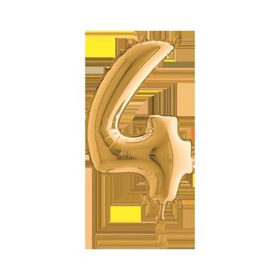 NUMERO 4 MEDIO 14INCH ORO 5PZ