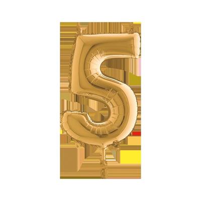 NUMERO 5 MEDIO 14INCH ORO 5PZ