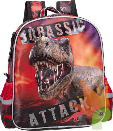 ZAINO ASILO DINOSAURO T-REX ROSSO