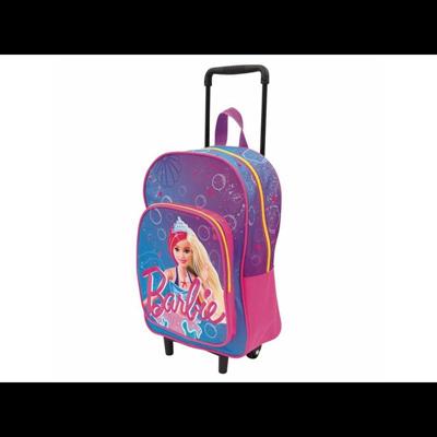 ZAINO TROLLEY ASILO BARBIE SIRENA 28X38X11 CM