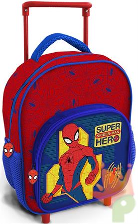 ZAINO TROLLEY ASILO SPIDERMAN 30X24X14 CM