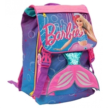 ZAINO ESTENSIBILE BARBIE SIRENA 20X40X13 CM