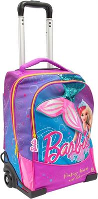 ZAINO TROLLEY BARBIE SIRENA 34X47X23 CM