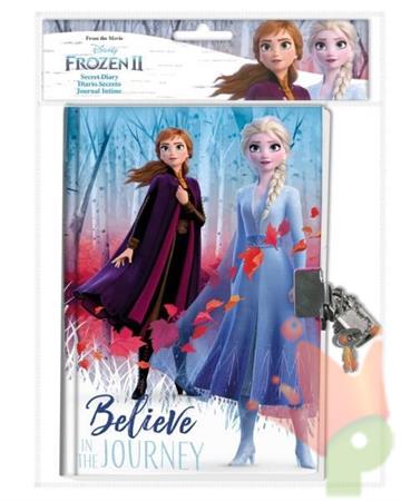 DIARIO SEGRETO FROZEN 22X15 CM