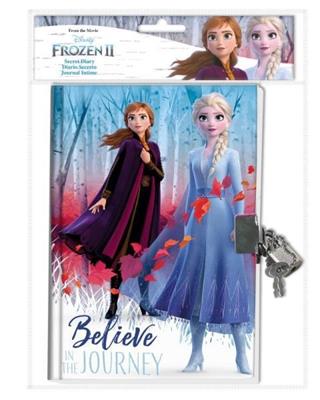 DIARIO SEGRETO FROZEN 22X15 CM