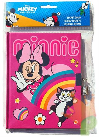 DIARIO SEGRETO MINNIE 22X15 CM