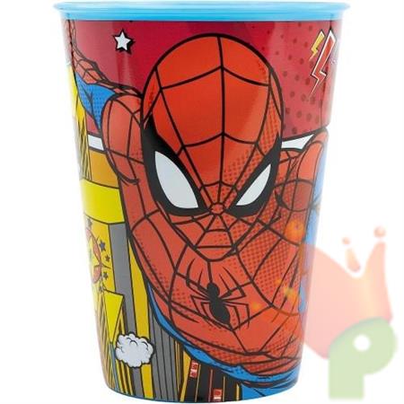 BICCHIERI IN PLASTICA SPIDERMAN 260 ML