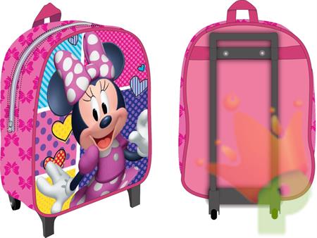 ZAINO TROLLEY ASILO MINNIE 28X24X10 CM