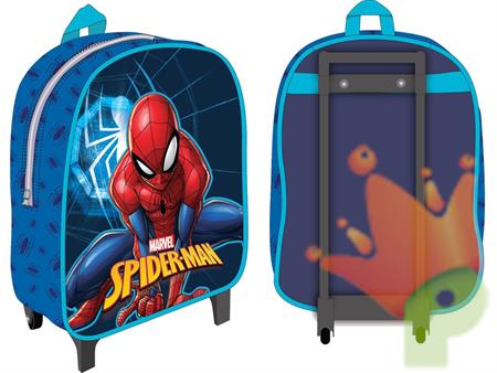 ZAINO TROLLEY ASILO SPIDERMAN 28X24X10 CM