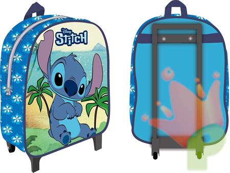 ZAINO ASILO TROLLEY STITCH BLUE 28X24X10 CM