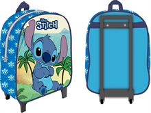 ZAINO ASILO TROLLEY STITCH BLUE 28X24X10 CM