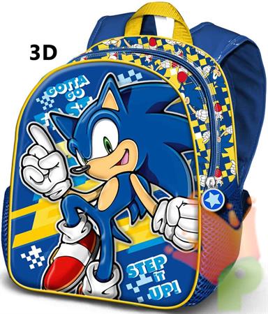 ZAINO ASILO SONIC 3D 31X26X11 CM