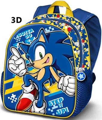 ZAINO ASILO SONIC 3D 31X26X11 CM