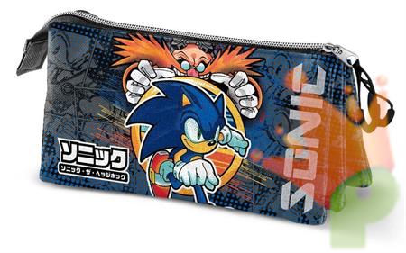 ASTUCCIO 3 ZIP SONIC 23X11 CM