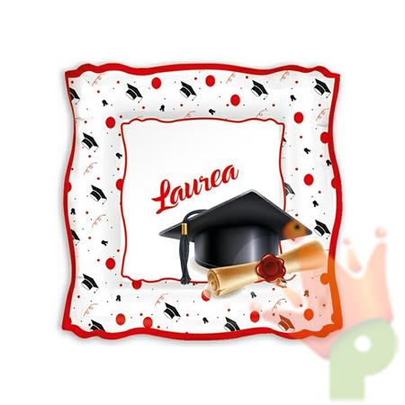 PIATTI 19CM LA MIA LAUREA 8PZ