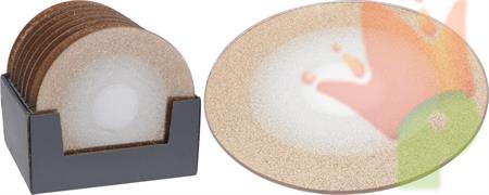 PIATTO DECORATIVO IN VETRO ORO