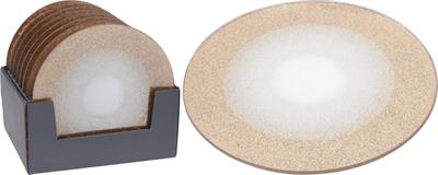 PIATTO DECORATIVO IN VETRO ORO