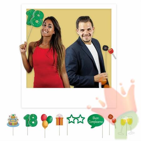 PHOTO BOOT 18 ANNI 20CM 8PZ