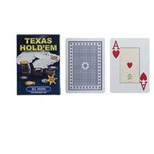 CARTE DA GIOCO TEXAS HOLD'EM PVC BLU