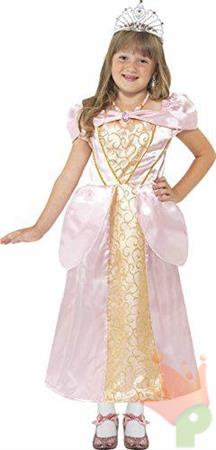 COSTUME PRINCIPESSA ROSA TG. M  7-8 ANNI