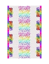 TOVAGLIA PLASTICA RAINBOW HIGH 180X120 CM