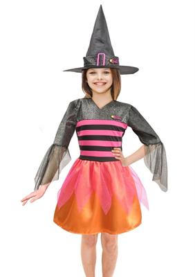 COSTUME BARBIE STREGA GLAMOUR 4-5 ANNI