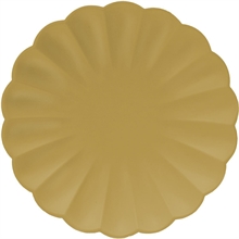 PIATTI FLOWER ORO PERLA 20 CM 8 PZ