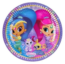 PIATTO 23CM SHIMMER & SHINE 8PZ