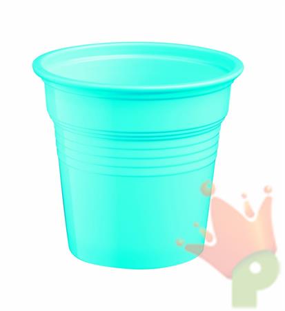 BICCHIERI 80CC AZZURRO 50PZ