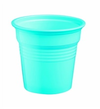 BICCHIERI 80CC AZZURRO 50PZ