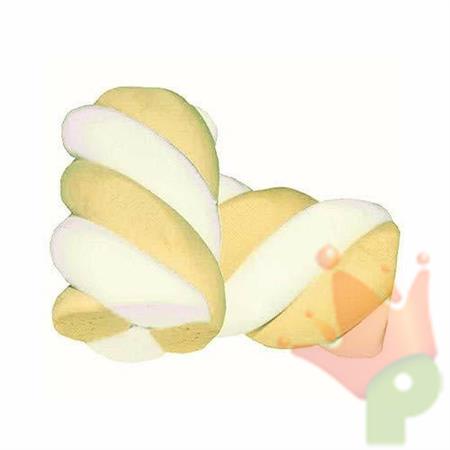 MARSHMALLOW TRECCIA BIANCA/GIALLA 1KG