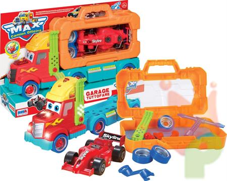 GIOCO MAX CAMION OFFICINA MONTA SMONTA