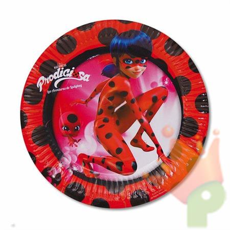 PIATTO 18CM LADYBUG 8PZ