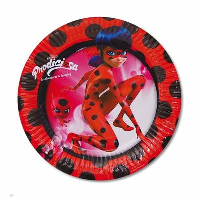 PIATTO 18CM LADYBUG 8PZ