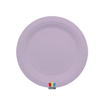PIATTI ECOLOR LILLA 18 CM 25 PZ