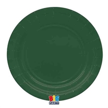PIATTI ECOLOR VERDE FORESTA 25 PZ 18 CM