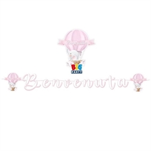 FESTONE KIT SCRITTA MAXI ITALIC BENVENUTA 600 CM