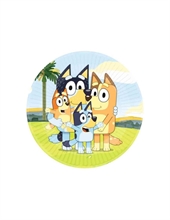 PIATTI IN CARTA BLUEY 23 CM 8 PZ