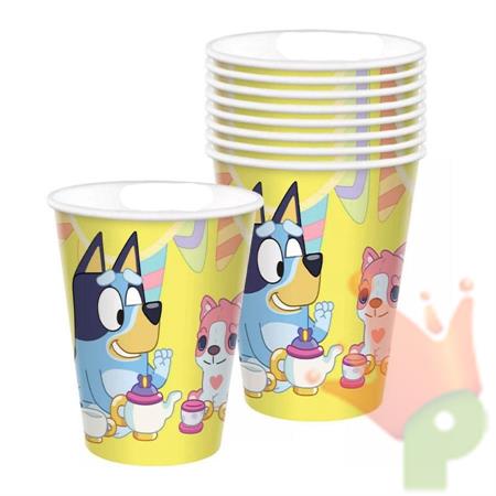 BICCHIERI IN CARTA BLUEY 266 ML 8 PZ
