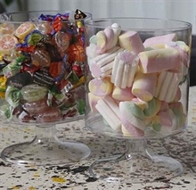 CONTENITORE CILINDRO IN PLASTICA PER CONFETTI  12,5XH. 12 CM