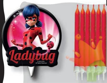 CANDELINA + FIGURA LADYBUG