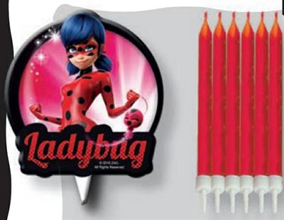 CANDELINA + FIGURA LADYBUG