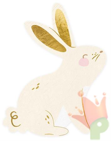 TOVAGLIOLI PASQUA SAGOMA CONGILIO 14X15 CM 20 PZ
