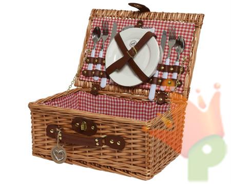 SET PICNIC BAULETTO IN VIMINI 26X38XH.18 CM