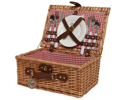 SET PICNIC BAULETTO IN VIMINI 26X38XH.18 CM